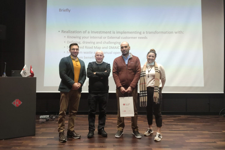 İşletme Bölümü, "Kurumsal İşletmelerde Six Sigma Uygulamaları, Müşteri Değeri ve Yatırım Geri Dönüşümü" başlıklı seminer düzenledi. 